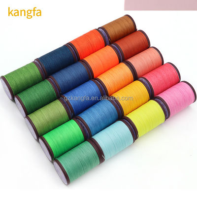 0.8 mm 0,65 mm rundes Wachsfähiges, hochfester, mit Kern versehenes Nähgarn für das Nähen von Leder Polyester
