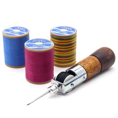 Flat Wax Flat Lines 0,8mm Leder Polyester Wachsgetreide für handgefertigtes DIY Nähwerkzeug