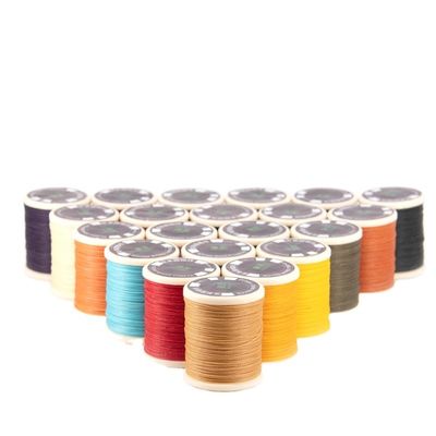 0.55mm wasserdichtes Polyester, gebunden, rundes Wachsgetreide für Handstrickerei