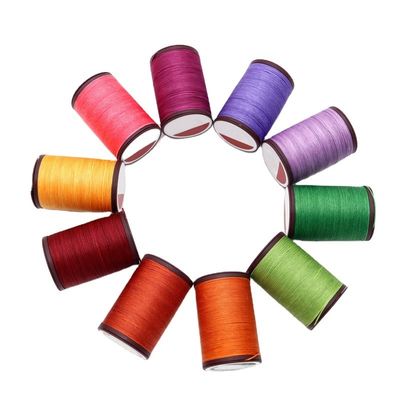 0.8 mm Rundes Wachsgetreide Schnur Rot zum Handsticken von Leder und handgefertigtem Zubehör