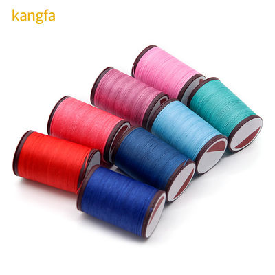 0.8 mm Rundes Wachsgetreide Schnur Rot zum Handsticken von Leder und handgefertigtem Zubehör