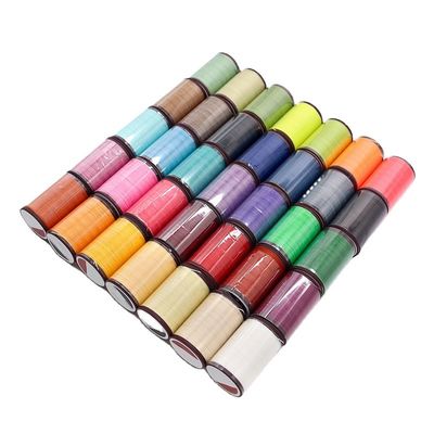 0.8 mm Rundes Wachsgetreide Schnur Rot zum Handsticken von Leder und handgefertigtem Zubehör