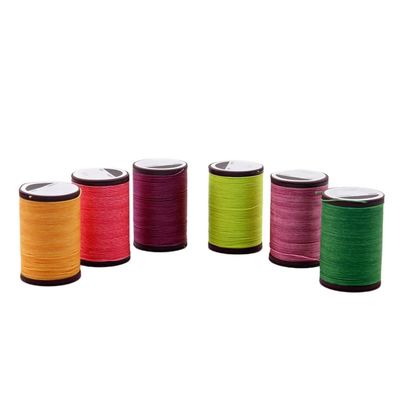 0.8 mm Rundes Wachsgetreide Schnur Rot zum Handsticken von Leder und handgefertigtem Zubehör