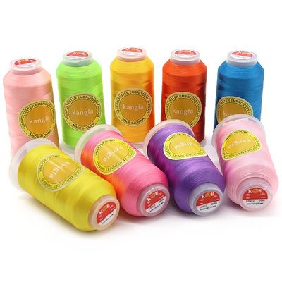 Polyester Stickfaden 120d/2 für die Produktion von Stickstoffen
