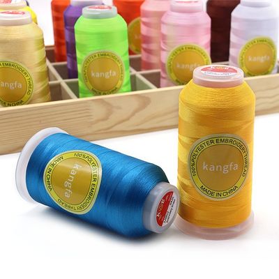 Polyester Stickfaden 120d/2 für die Produktion von Stickstoffen