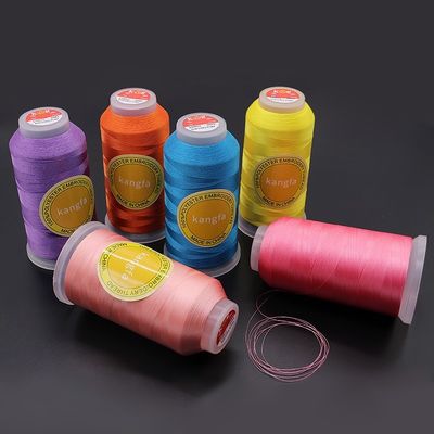 4000Y Stickmaschine Faden 100% Polyester 120d/2 für in Low Shrinkage Stickerei