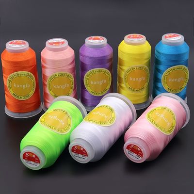 4000Y Stickmaschine Faden 100% Polyester 120d/2 für in Low Shrinkage Stickerei