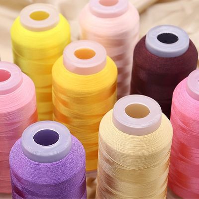 Transparentes Kegelmaterial 120d/2 Rayon Thread 120g 5000y für computergestützte Stickerei