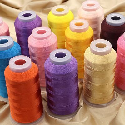 Transparentes Kegelmaterial 120d/2 Rayon Thread 120g 5000y für computergestützte Stickerei