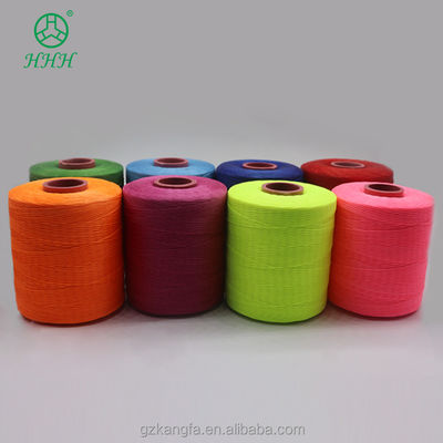 Custom 0.8mm 1mm 100% Polyester Flachgewachster Geflechteter Faden Wasserdicht für Lederwaren