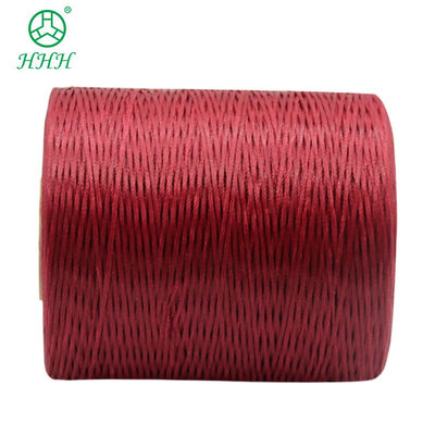 Custom 0.8mm 1mm 100% Polyester Flachgewachster Geflechteter Faden Wasserdicht für Lederwaren