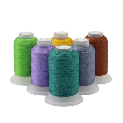 40 Farben 100% Polyester Stickgarnitur Set 120d/2 500m Für Quilting Nähen