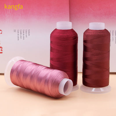 100% Viskose Rayon Stickfaden für Computer Stickerei Karton 60 Stück pro Karton