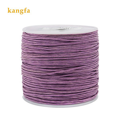 Rundes Outlet String Strap Halskette Seil Armband Populärer Stil 1,0 mm Baumwollwachsfaden