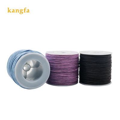 Rundes Outlet String Strap Halskette Seil Armband Populärer Stil 1,0 mm Baumwollwachsfaden