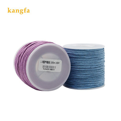 Rundes Outlet String Strap Halskette Seil Armband Populärer Stil 1,0 mm Baumwollwachsfaden