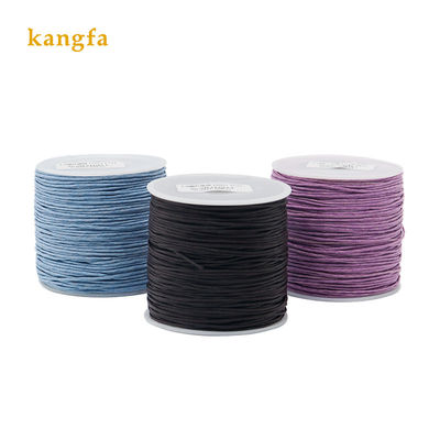 Rundes Outlet String Strap Halskette Seil Armband Populärer Stil 1,0 mm Baumwollwachsfaden