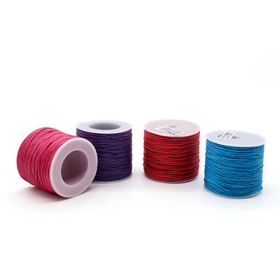 1 mm Baumwolle geflochtenen Garnen zählen Farbige Wachs-Garn für Universal Hand Stricking Schmuck