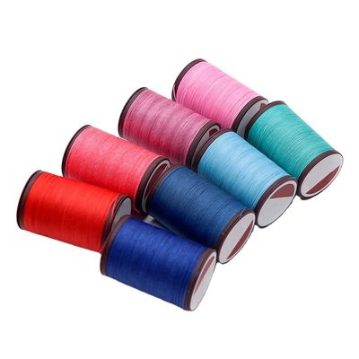 80 m/Kegel Hochfestigkeits-Polyester-Nähtfaden Rundgewachster Faden für Lederhandwerk