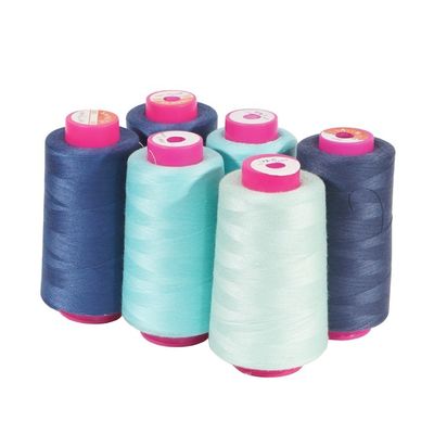 Mehrfarbiges gesponnenes Polyester-Nähtfaden zur Abrasionsbeständigkeit von Kleidung