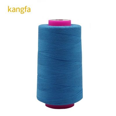 100% Polyester-Spun-Garn Nähgarne Abrasionsbeständigkeit für Jeans Nähen