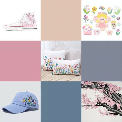 100% Polyester Stickfaden 4000y für Stickmaschine 120d/2 in Farben