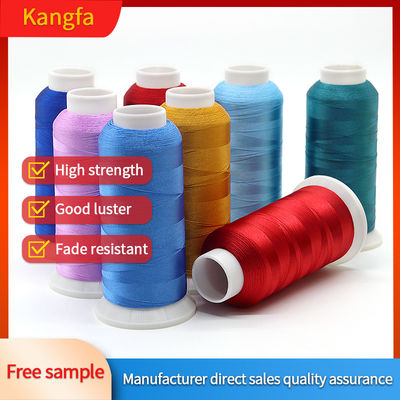 100% Polyester Stickfaden 4000y für Stickmaschine 120d/2 in Farben