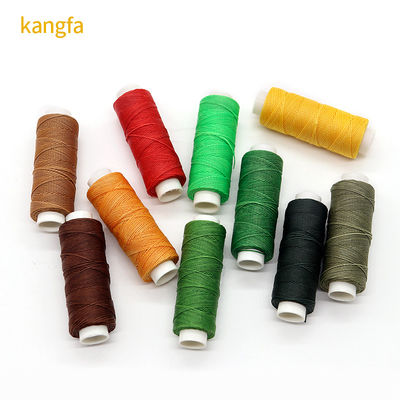 Chemikalienbeständig 1 mm 100% Polyester Leder rundes Wachsgetreide für Handgewebte Taschen