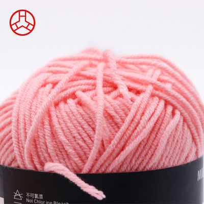 50 g Material Vielfarbige reine Farbe Wollfaden Garne Milch Baumwolle Strickfaden Wolle