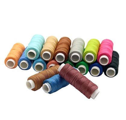 1 mm rotes MERZERIZIERTE Wachsbeschichtete Polyester-Nähtfaden zur Herstellung von Makrame-Schmuck