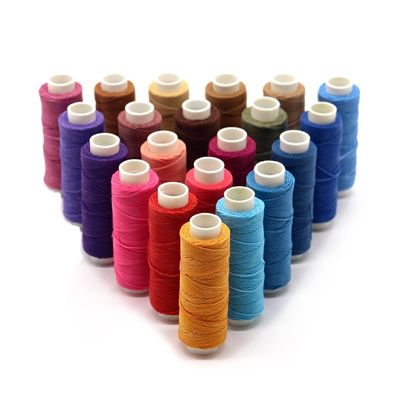1 mm rotes MERZERIZIERTE Wachsbeschichtete Polyester-Nähtfaden zur Herstellung von Makrame-Schmuck