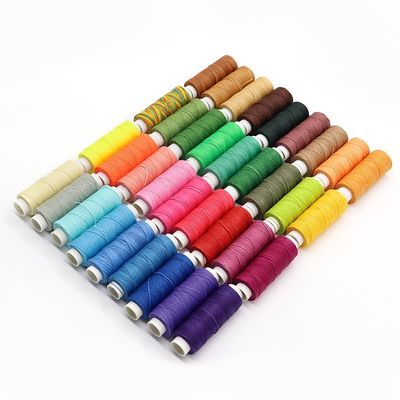 1 mm rotes MERZERIZIERTE Wachsbeschichtete Polyester-Nähtfaden zur Herstellung von Makrame-Schmuck