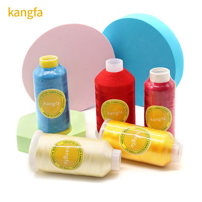 140G 5000M/Kegel 100% Polyester 120d 2 Stickgarne für die Stickerei von Kleidung