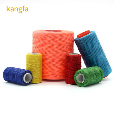 Ring Twisted 210D Polyester Waxed Thread für das Nähen von Leder 1mm Durchmesser