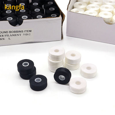 120 Yard/Kegel Polyester Stickfaden Farbiger Vorwunden Bobbin-Faden für Stickerei