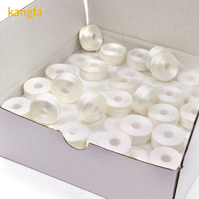 120 Yard/Kegel Polyester Stickfaden Farbiger Vorwunden Bobbin-Faden für Stickerei