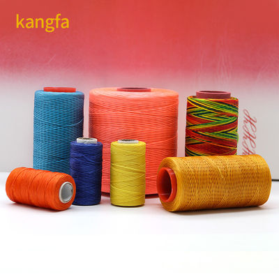 Ring Twisted 210D Polyester Waxed Thread für das Nähen von Leder 1mm Durchmesser