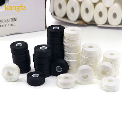 120 Yard/Kegel Polyester Stickfaden Farbiger Vorwunden Bobbin-Faden für Stickerei