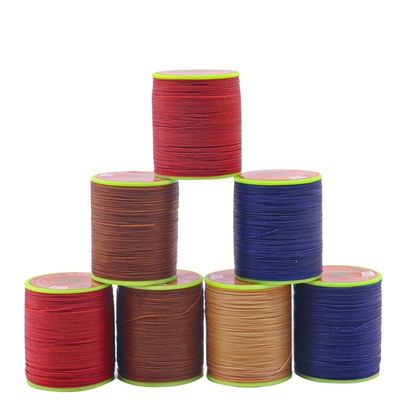 DIY Hochfestigkeit Multikolor Rund Polyester Nähleder Wachs Armband Faden 3 Ply