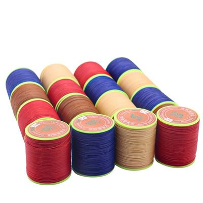DIY Hochfestigkeit Multikolor Rund Polyester Nähleder Wachs Armband Faden 3 Ply
