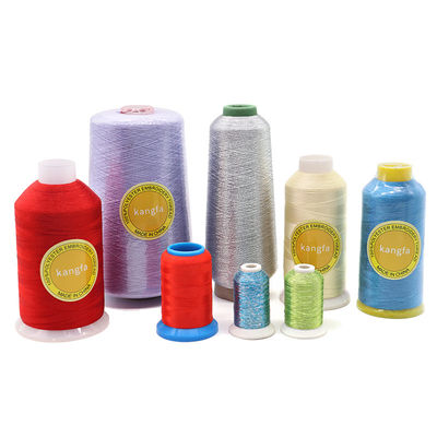 Unterstützung 7 Tage Musterbestellungszeit 720 Farbpackungen aus 120D Polyester Stickfaden