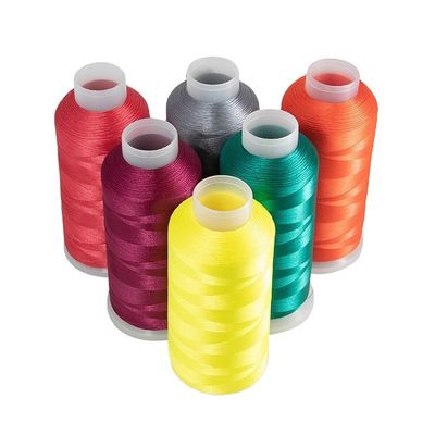 Unterstützung 7 Tage Musterbestellungszeit 720 Farbpackungen aus 120D Polyester Stickfaden