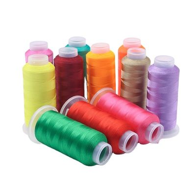 Hochfestigkeit 120D/2 5000Y Polyester Stickfaden für die Spitzen Stickmaschine
