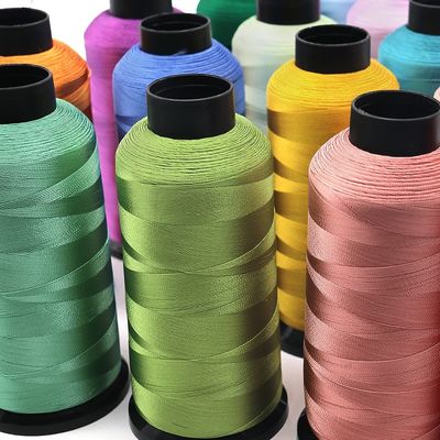 120g 5000y Stickgarne Farbiges Hilo Para Bordar 120D/2 Rayon Nähgarne