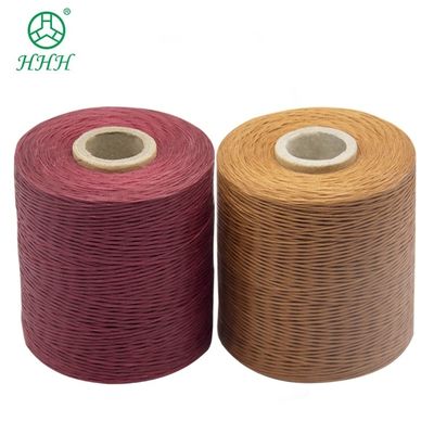 Einfarbiger Flachwachsstrang 210D Nylon-Wachsfaden zum Nähen von Polyester-Faden