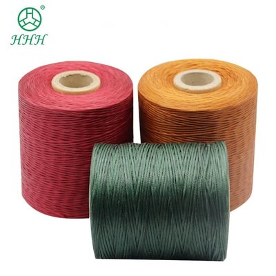 Einfarbiger Flachwachsstrang 210D Nylon-Wachsfaden zum Nähen von Polyester-Faden