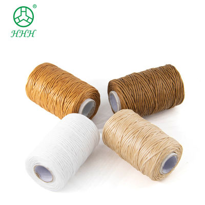 0.8 mm flache Wachs-Polyester-Stichfaden für das Nähen von Lederwaren und langlebige