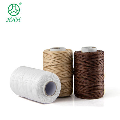 0.8 mm flache Wachs-Polyester-Stichfaden für das Nähen von Lederwaren und langlebige