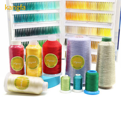 Gewerblich getriebene Nähgarne 720 Farben 100% Polyester glänzende Stickgarne
