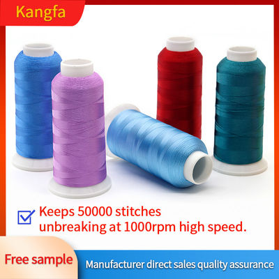 Vermarktete Polyester 120D/2 100% Polyester-Maschinenbroderiedrohne für USA-Broderien